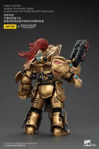 JOYTOY Legio Custodes Aquilon Terminator Squad Aquilon with twin-linked Adrathic Destructor - Warhammer 40K - photo 6