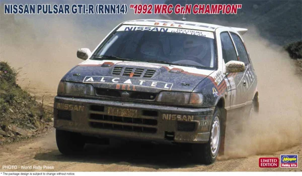 1/24  NISSAN PULSAR GTI-R (RNN14) "1992 WRC Gr.N CHAMPION"