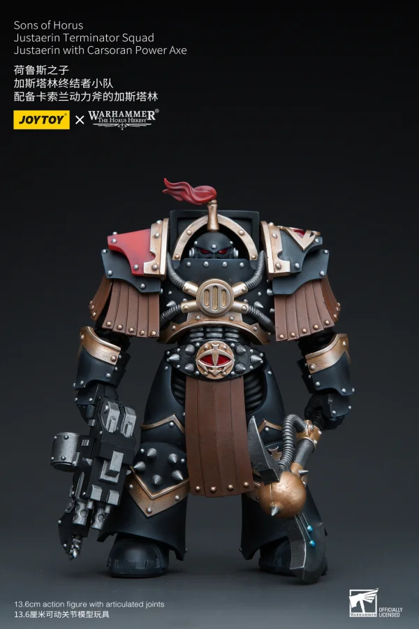 JOYTOY Sons of Horus Justaerin Terminator Squad Justaerin with Carsoran Power Axe - Warhammer 40K