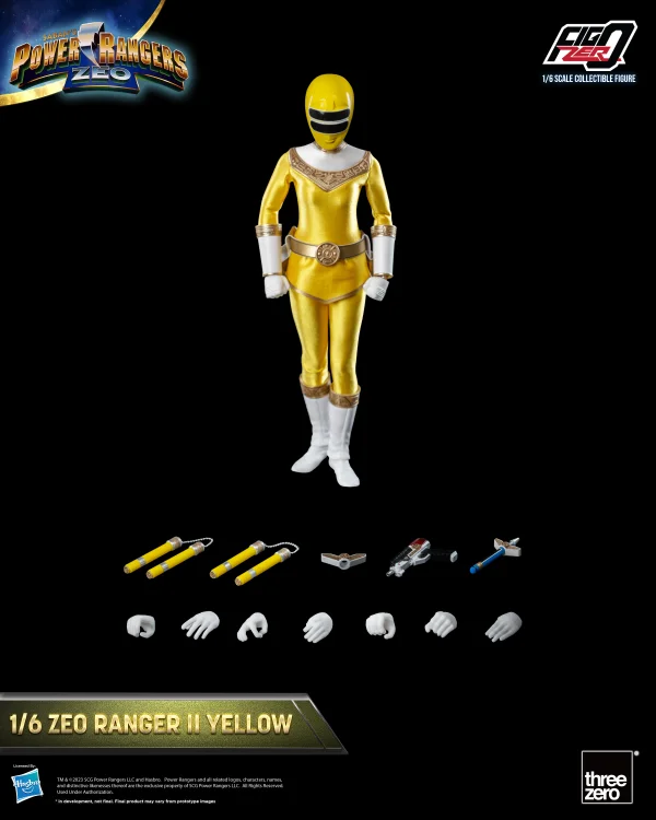 threezero Power Rangers Zeo - FigZero 1/6 Zeo Ranger II Yellow - Power Rangers