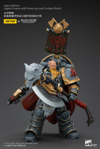 Space Wolves Legion Praetor with Power Axe and Combat Shield 3
