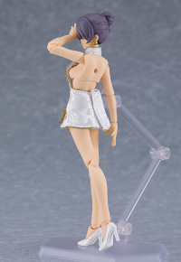 figma Female Body (Mika) with Mini Skirt Chinese Dress Outfit (White) 4