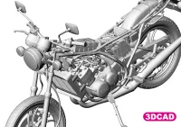 Hasegawa [BK13] 1:12 Yamaha RZ250 (4L3) (1980) - Scale Kits - photo 13