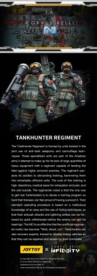 JOYTOY Infinity tabletop-Ariadna Tankhunter Regiment 2 - JOYTOY Original Series - photo 7