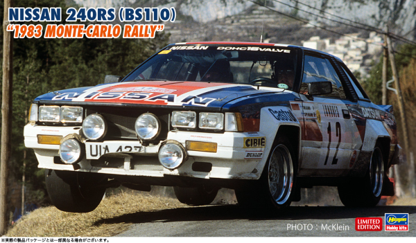 1/24  NISSAN 240RS (BS110) "1983 MONTE-CARLO RALLY"
