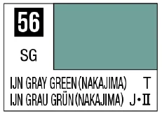 Mr. Color 56 - LJN Gray Green (Semi-Gloss/Tank)