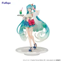 FuRyu Hatsune Miku Exceed Creative Figure - Hatsune Miku SweetSweets Series Melon Soda Float- - Hatsune Miku - photo 2