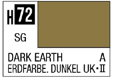 GSI Creos AQUEOUS HOBBY COLOR - H72 SEMI-GLOSS DARK EARTH (RAF AIRCRAFT)