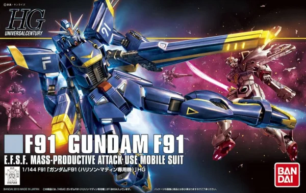 BANDAI HOBBY HGUC 1/144 #168 Gundam F91 Harrison Custom - Mobile Suit Gundam: OVAs and Side Stories
