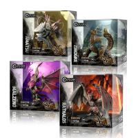 CAPCOM FIGURE BUILDER CUBE MONSTER HUNTER (Rathalos/Zinogre/ Malzeno/Amatsu) (Box of 4) 1