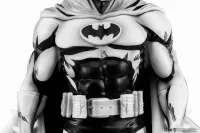 PureArts SDCC 2024 DC HEROES : Batman B&W PX PVC 1/8 Statue - DC Comics - photo 5