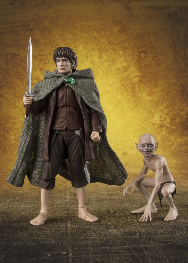 TAMASHII NATIONS Frodo Baggins & Gollum (The Lord of the Rings: The Fellowship of the Ring) "The Lord of the Rings", TAMASHII NATIONS S.H.Figuarts - The Lord of the Rings