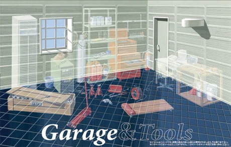 Fujimi [GT-1] 1/24 Garage (Accessory) - Kit Accessories