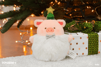 LuLu the Piggy Christmas - Lovely Snowball Lu Plush Keychain (white ver.) 1
