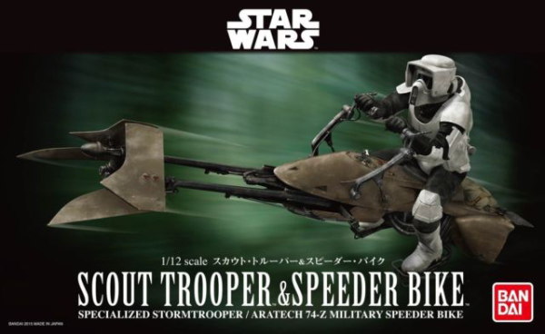 1/12 SCOUT TROOPER & SPEEDER BIKE