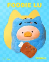 TOYZEROPLUS LuLu the Piggy x Capoo - Foodie Lu PVC Face Plush Keychain - LuLu The Piggy - photo 6