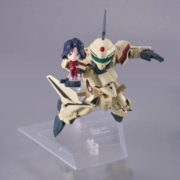 TAMASHII NATIONS YF-19(ISAMU ALVA DYSON USE) with MYUNG FANG LONE "MACROSS PLUS", TAMASHII NATIONS TINY SESSION - Macross