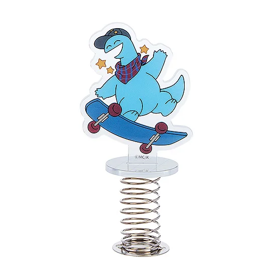 GoodSmile Moment Gal & Dino Rocking Acrylic Stand Skateboarding - Gal & Dino