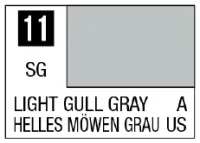 GSI Creos Mr Color Spray - S11 Light Gull Gray (Semi-Gloss/Aircraft) - Paints - photo 1
