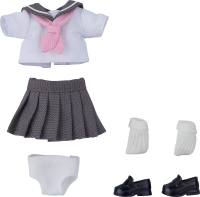 Nendoroid Doll Outfit Set: Short-Sleeved Sailor Outfit (Gray) 2