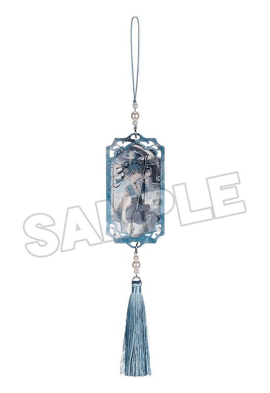 Hatsune Miku Acrylic Keychain: Han Gong Qiu Yue Ver.
