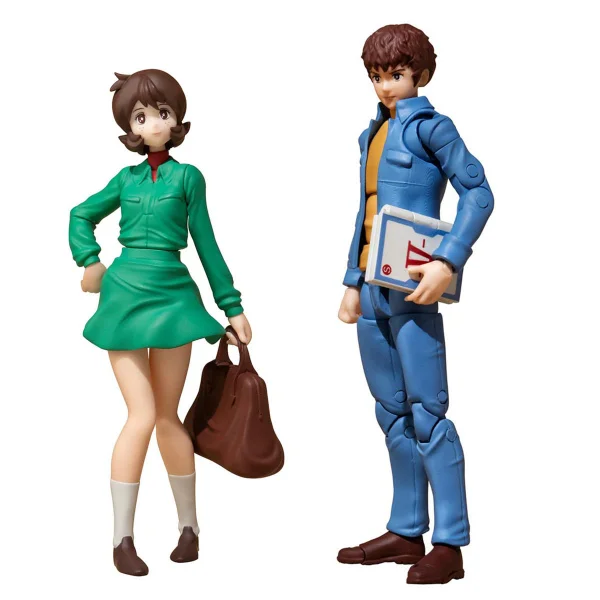 MegaHouse Earth Federation 07 Amuro Ray & Frau Bow - Mobile Suit Gundam