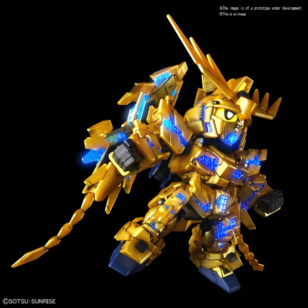 BANDAI HOBBY SD GUNDAM CROSS SILHOUETTE UNICORN GUNDAM 03 PHENEX (DESTROY MODE) (NARRATIVE Ver.) - SD BB