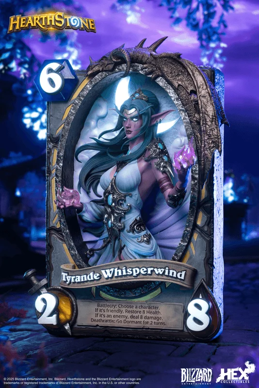 HEX Collectibles Blizzard Hearthstone® Tyrande Whisperwind Art Statue - Blizzard