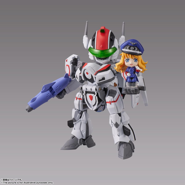 VF-25F MESSIAH VALKYRIE (ALTO USE) with SHERYL Macross Frontier, Bandai Spirits Tiny Session