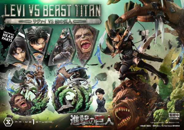Ultimate Premium Masterline  TV animation Attack On Titan  Levi versus Beast Titan