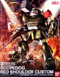 BANDAI HOBBY 1/20 SCOPE DOG RED SHOULDER CUSTOM - Mobile Suit Gundam - photo 1