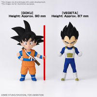 DRAGON BALL DAIMA MODEL KIT SON GOKU (MINI) & VEGETA (MINI) 4