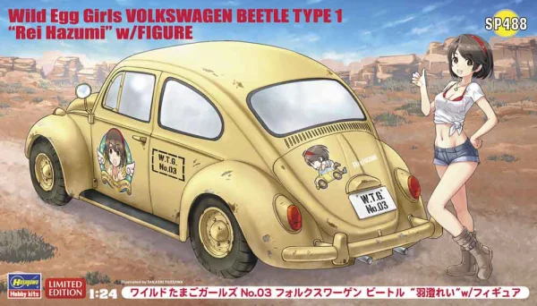 1/24  Wild Egg Girls VOLKSWAGEN BEETLE TYPE 1 “Rei Hazumi” w/FIGURE