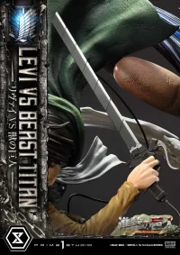Prime 1 Studio Ultimate Premium Masterline  TV animation Attack On Titan  Levi versus Beast Titan - Attack on Titan - photo 13