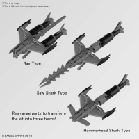 30MM 1/144 Extended Armament Vehicle (ATTACK SUBMARINE Ver.) [LIGHT GRAY] 2