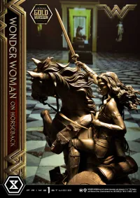 Prime 1 Studio Museum Masterline Wonder Woman (Film) Wonder Woman on HorseBack Gold Version - DC Comics - photo 5