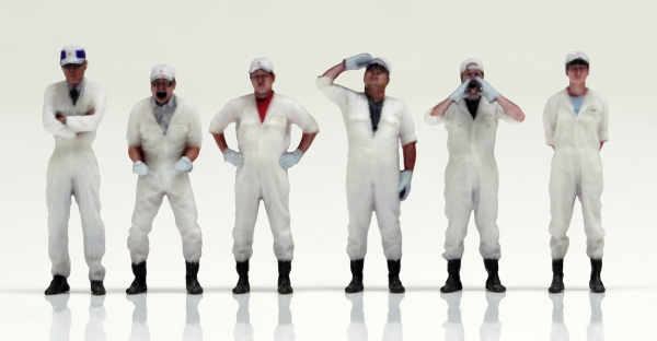 Mobile Police Patlabor 1/60 scale special vehicle division 2 maintenance team set of 6