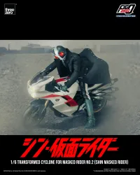 threezero FigZero 1/6 Transformed Cyclone for Masked Rider No.2 (SHIN MASKED RIDER) - Kamen Rider: Masked Rider - photo 9