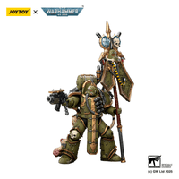 Death Guard Plague Marine Icon bearer with Boltgun and Plague knife 16