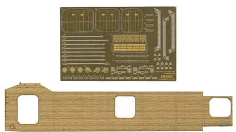 Fujimi [TOKU-16 EX-3] 1/700 Wood Deck Seal for IJN Aircraft Carrier Soryu (w/Ship Name Plate) - Kit Accessories