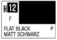 GSI Creos AQUEOUS HOBBY COLOR - H12 FLAT BLACK (PRIMARY) - photo 1