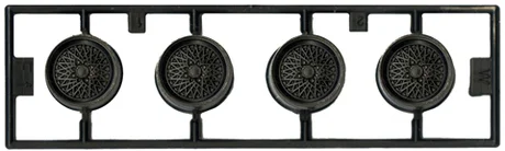 Fujimi [Wheel-11] 1/24 Volk Mesh 14inch - Kit Accessories