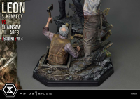 Ultimate Premium Masterline Resident Evil 4 Leon S. Kennedy versus Chainsaw Villager 24