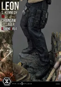 Prime 1 Studio Ultimate Premium Masterline Resident Evil 4 Leon S. Kennedy versus Chainsaw Villager Bonus Version - Video Games - photo 16