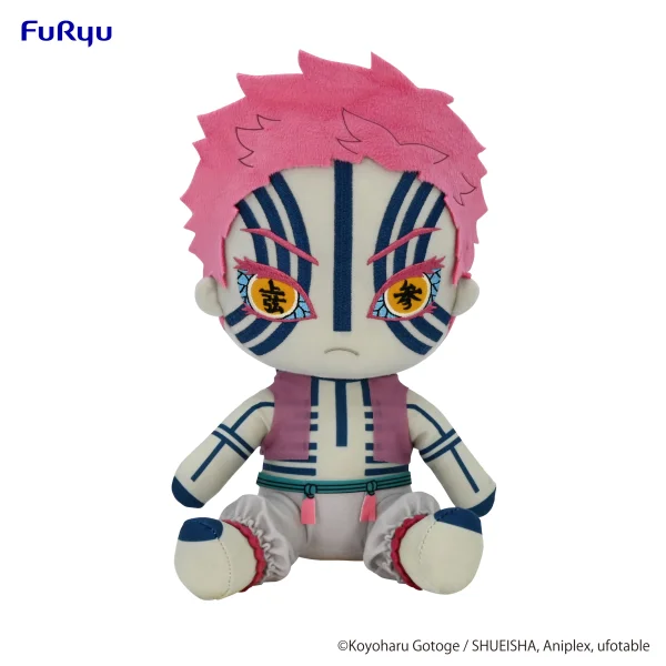 FuRyu Demon Slayer: Kimetsu no Yaiba　Big Plush Toy -Akaza- - Demon Slayer: Kimetsu no Yaiba
