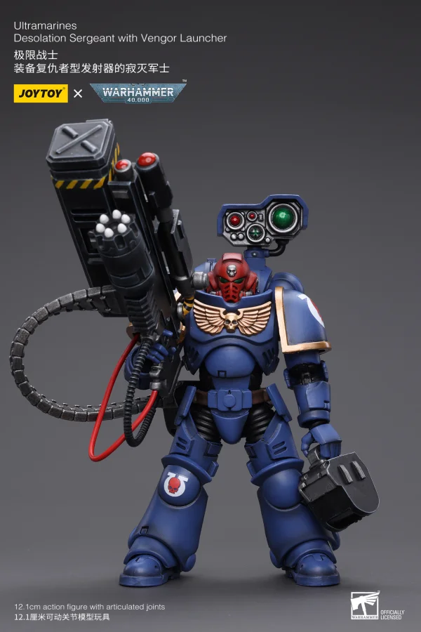 JOYTOY Ultramarines Desolation Sergeant with Vengor Launcher - Warhammer 40K
