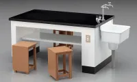 Hasegawa [FA04] 1:12 SCIENCE ROOM DESK & CHAIR - Scale Kits - photo 2