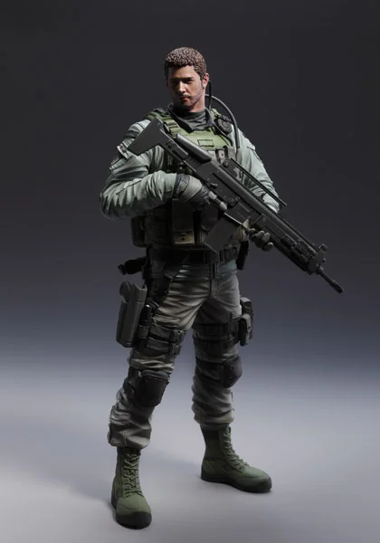 CAPCOM Capcom Figure Builder - Chris Redfield (Resident Evil 6) - Video Games