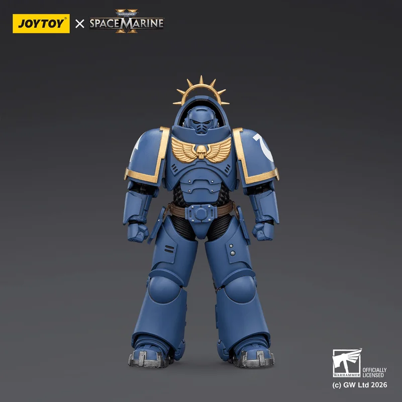 JOYTOY Game Edition Ultramarines Heavy Intercessor with Heavy Bolt Rifle and Bolt Pistol - Warhammer 40K