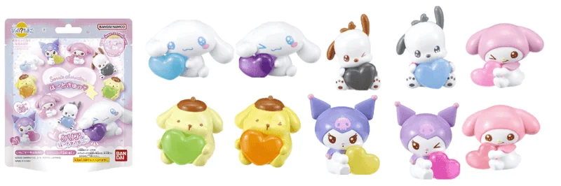 Sanrio Bath Bomb Bikkura Heart Hugz ♡ "Sanrio" (Blind Box/15), Bandai Lifestyle Bath Bomb